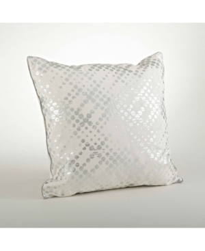 UPC 789323298508 product image for Saro Lifestyle Distressed Metallic Foil Print Throw Pillow, 20