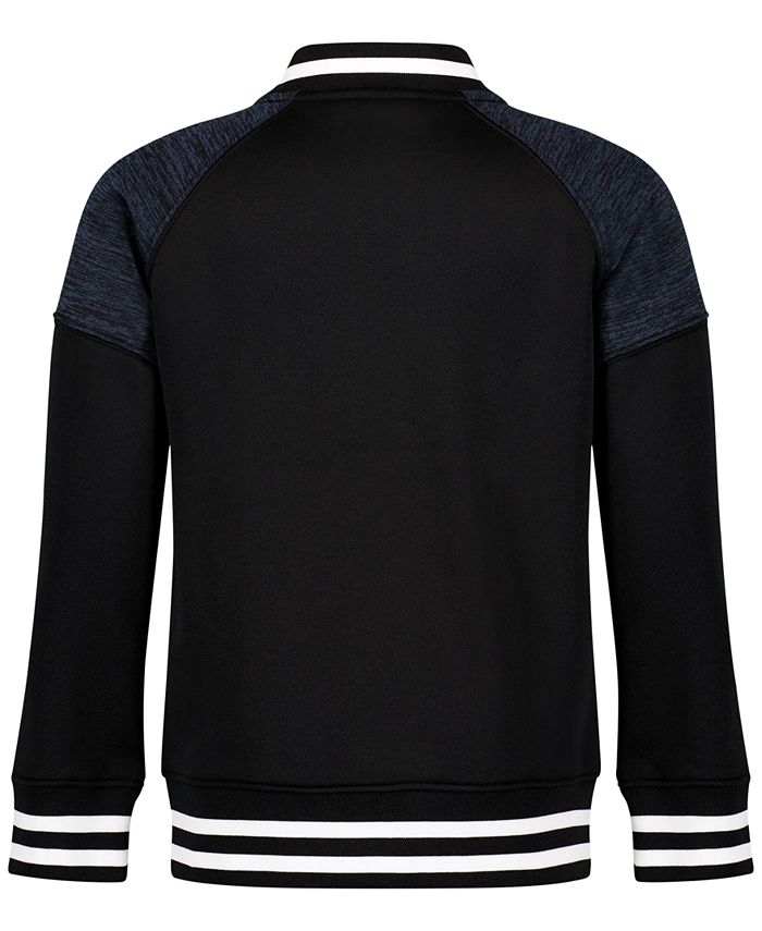 Under armour varsity fleece bomber jacket best sale