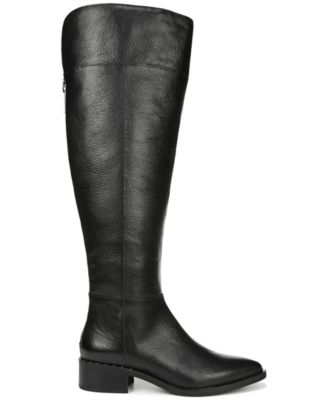 franco sarto wide calf boots black