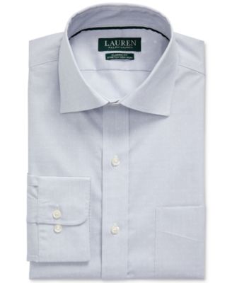 Classic-Fit Easy Care Print Dress Shirt 