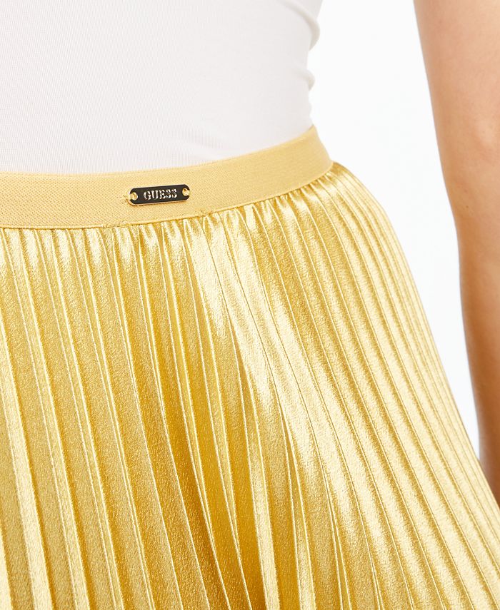 guess pleated mini skirt