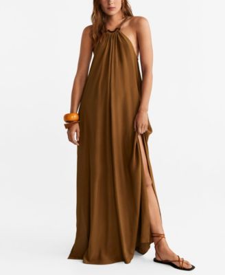 mango satin gown