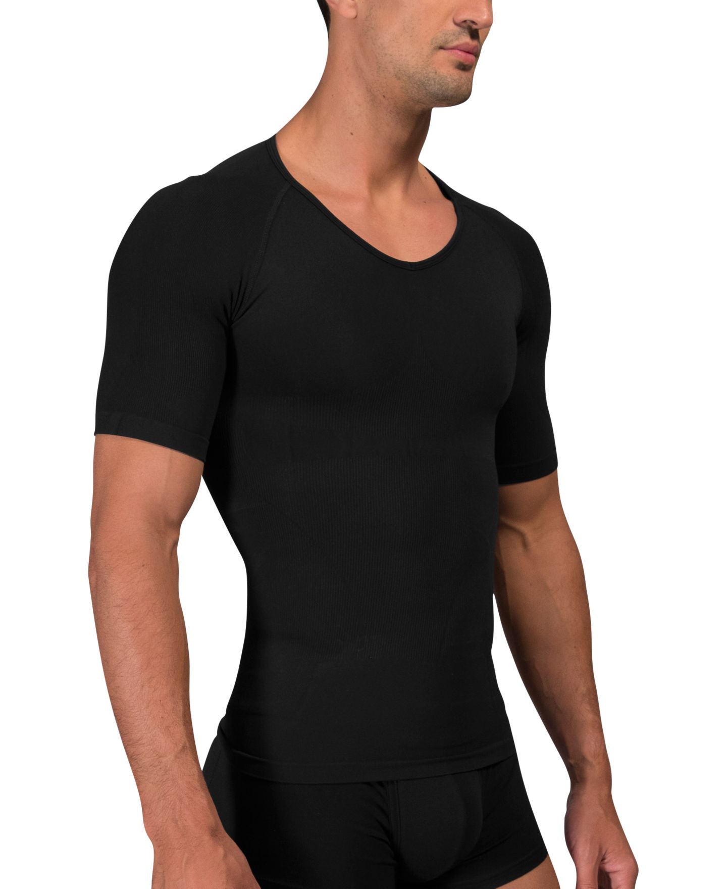 Мужская футболка Rounderbum Seamless Compression, цвет: Чёрный — фото 3