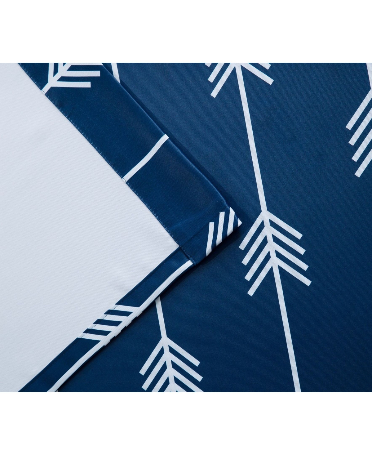 Hlc.me Arrow Printed Privacy Blackout Energy Efficient Room Darkening Thermal Grommet Window Curtain Drape Panels for Bedroom