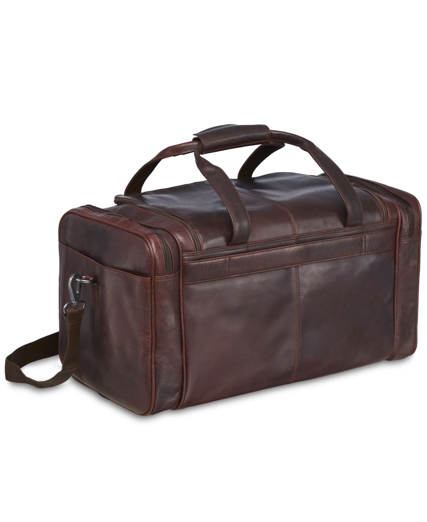 Сумка Mancini Buffalo Collection Carry on Duffle, цвет: Чёрный — фото 6