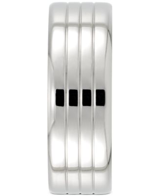 Textured Ring in Stainless Steel