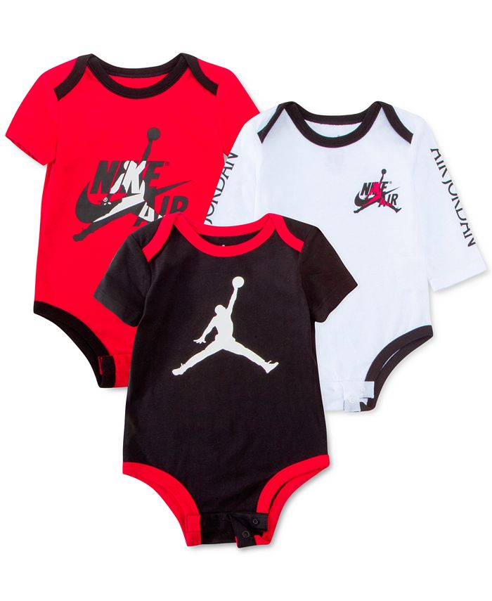 Jordan Baby Boys 3-Pk. Cotton Jumpman Bodysuits - Macy's