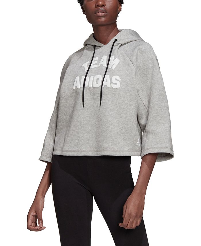 adidas Women's Cropped Hoodie Macy's