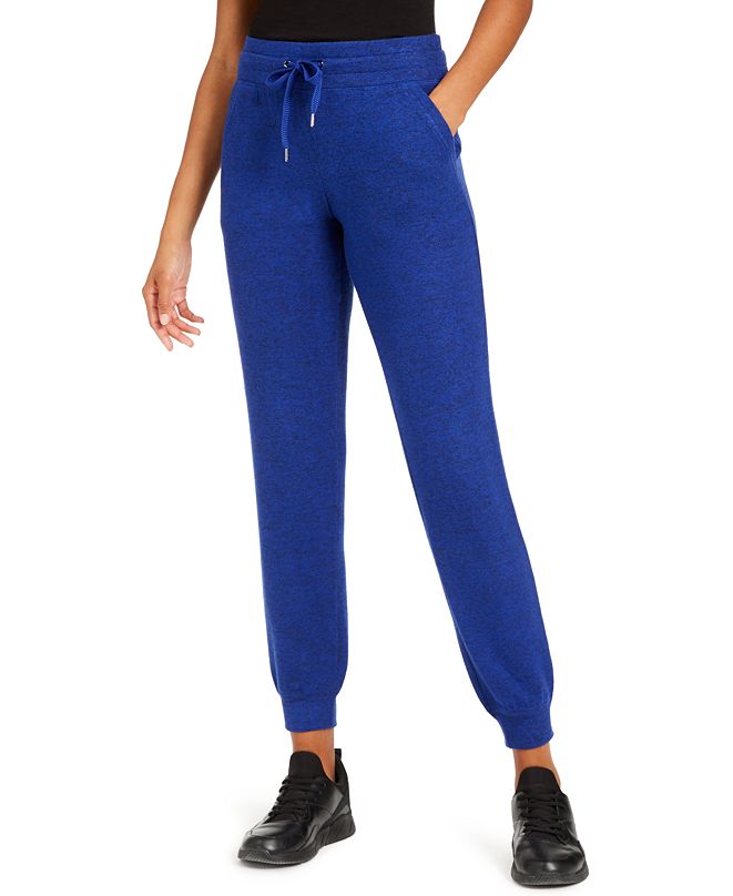Ideology Mushy-Knit Joggers, Created for Macy's & Reviews - Pants ...