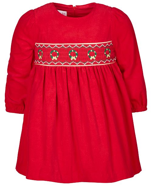 Bonnie Baby Baby Girls Holiday Corduroy Dress Reviews All