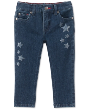 Tommy Hilfiger Baby Girls Glitter Star Skinny Jeans