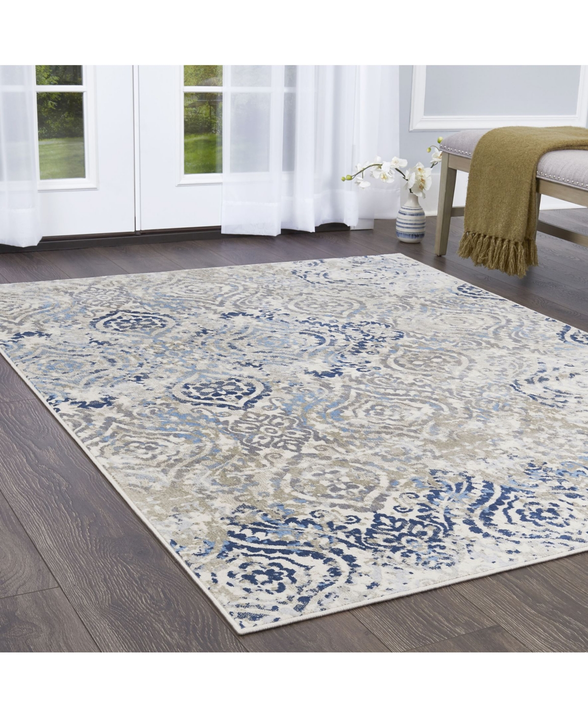 Global Rug Designs Barstow BAR01Area Rug - Ivory
