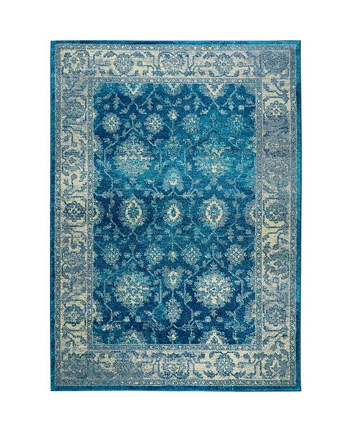 Global Rug Designs Closeout Global Rug Design Venus Ven07 Blue 5 3 X 7 2 Area Rug Reviews Rugs Macy S