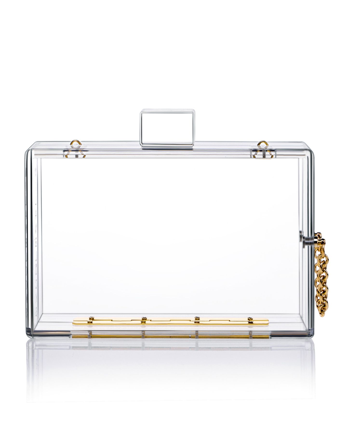 Женский клатч Milanblocks Trendy Transparent Acrylic Clutch, цвет: Прозрачный — фото 1