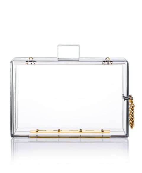 Женский клатч Milanblocks Trendy Transparent Acrylic Clutch, цвет: Прозрачный