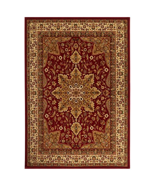 Global Rug Designs Primacy Pri09 Red 7 8 X 10 4 Area Rug Reviews Rugs Macy S