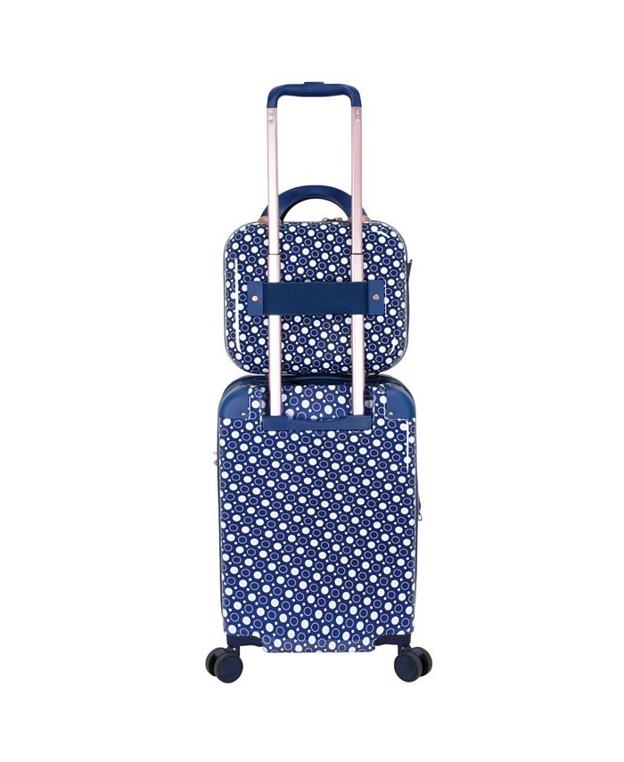 Chariot Dotty 2 Piece 20" CarryOn and Beauty Case Set Macy's