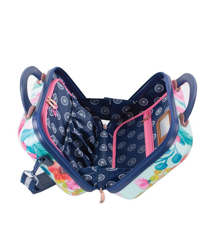 Chariot Floral 2 Piece 20" CarryOn and Beauty Case Set Macy's