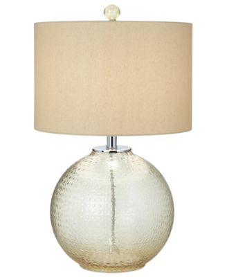 Kathy Ireland - Glass with Bubble Pattern Table Lamp