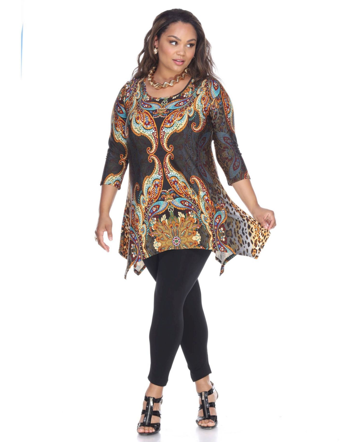 Plus Marlene Tunic Top