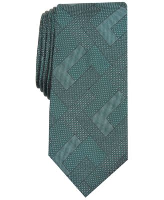 Alfani - Men's Slim Abstract Geometric Tie