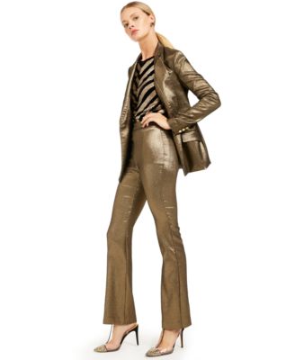 INC International Concepts INC Metallic Bootcut Pants, Created For Macy's 