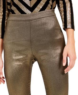 INC International Concepts INC Metallic Bootcut Pants, Created For Macy's 