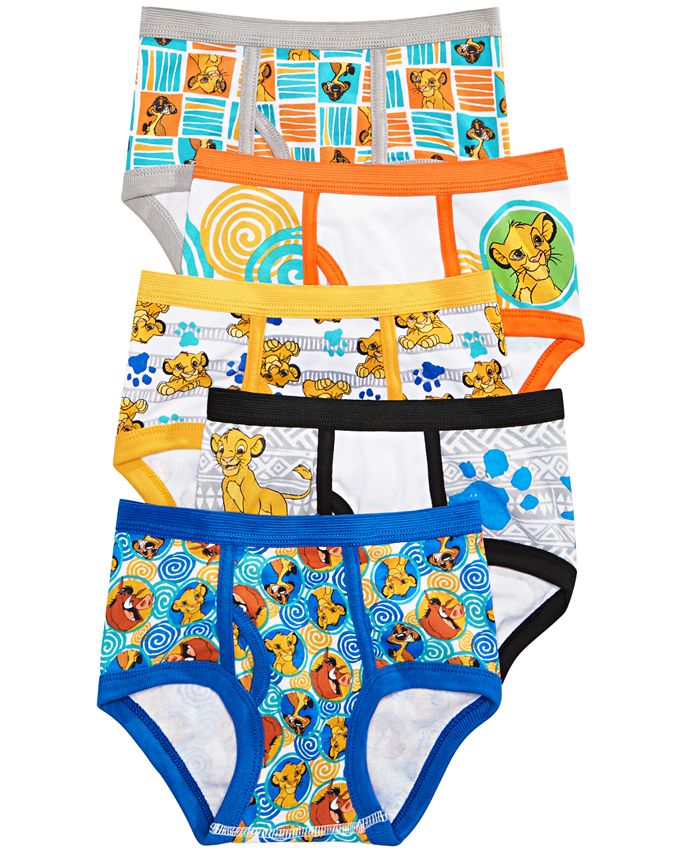 Mickey Mouse, Boys Underwear, 5 Pack Briefs (Little Boys & Big