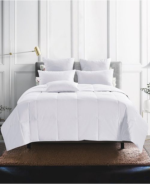 Unikome 600 Fill Power Lightweight White Down Comforter Size