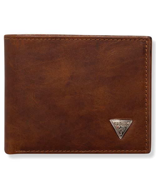 GUESS Naples Bifold Wallet & Reviews - All Accessories - Men - Macy&#39;s