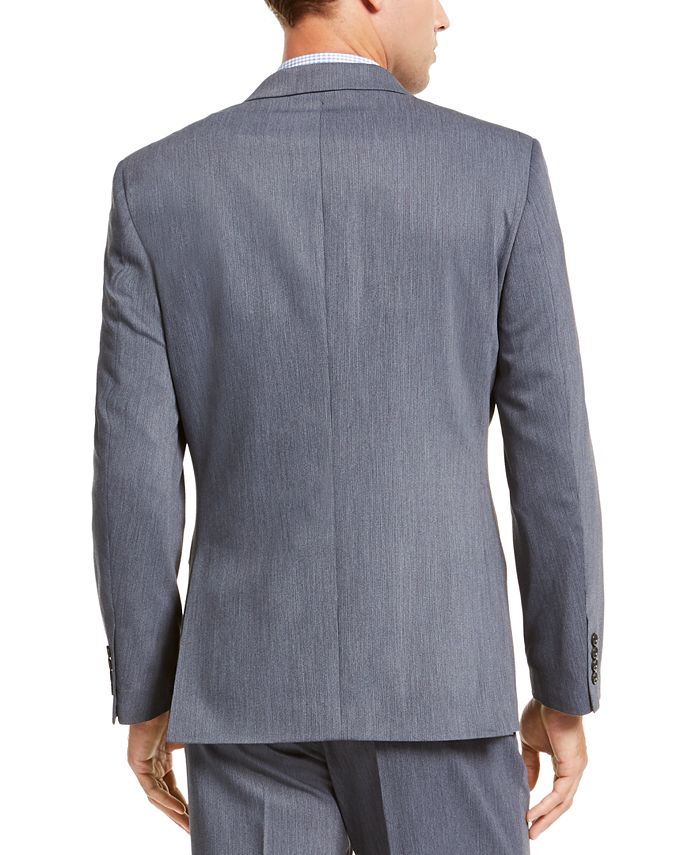 Nautica Men's ModernFit BiStretch Navy Blue Stripe Suit Macy's