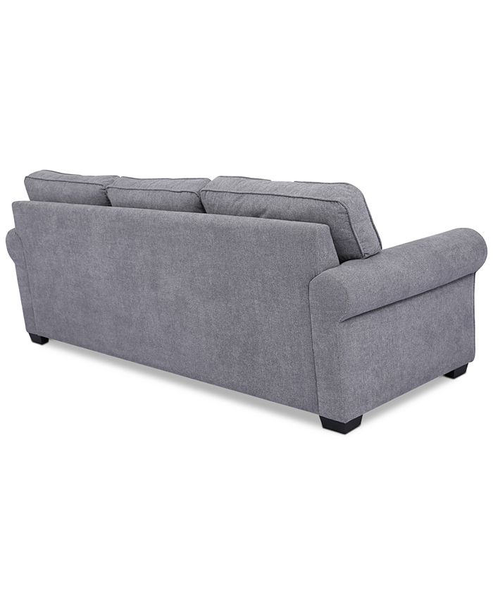Furniture Ladlow 90" Fabric Roll Arm Sofa, Created for Macy's Macy's