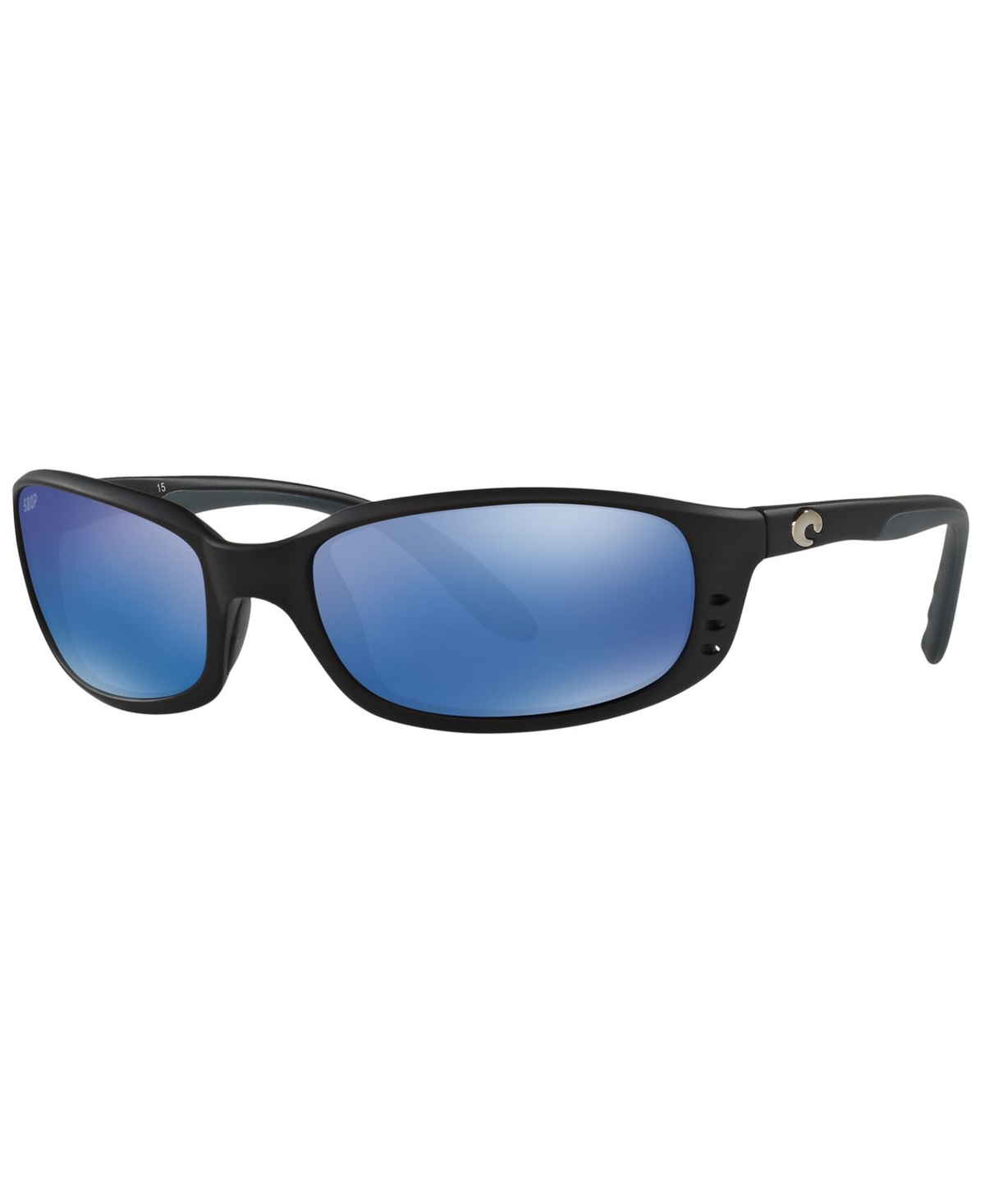 Costa Del Mar Unisex Polarized Sunglasses, 6s000184 In Black,blue Mir Pol