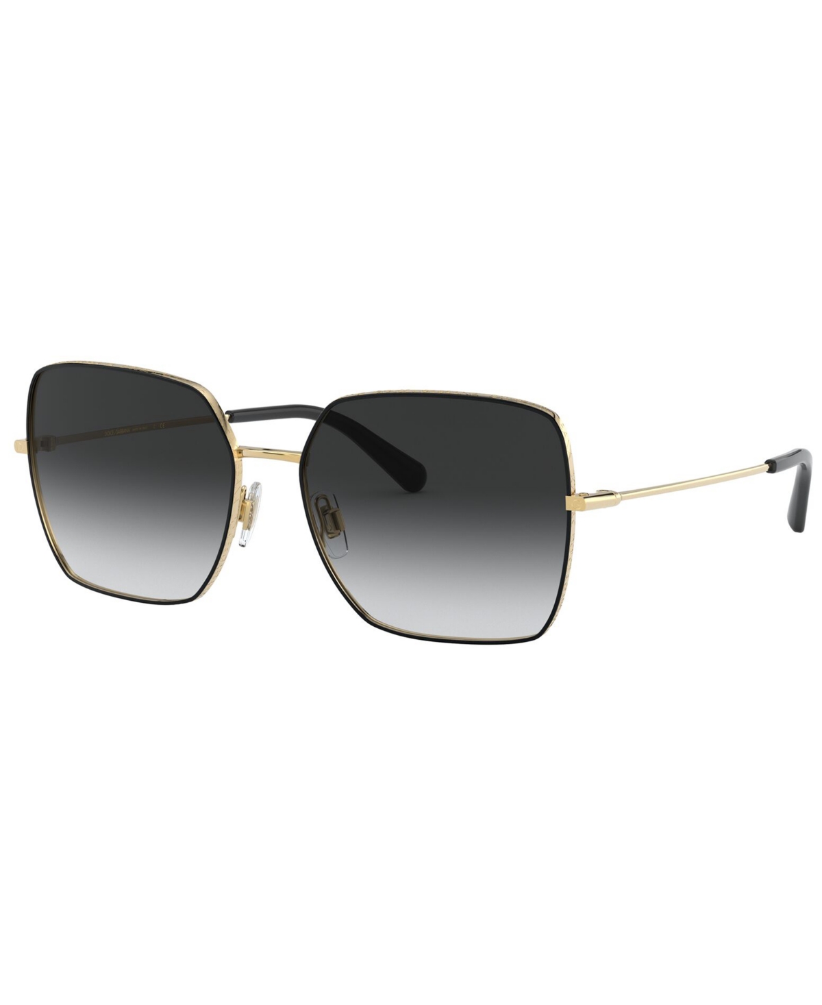 Dolce & Gabbana Women's Sunglasses, Dg2242 In Gold,black,grey Gradient