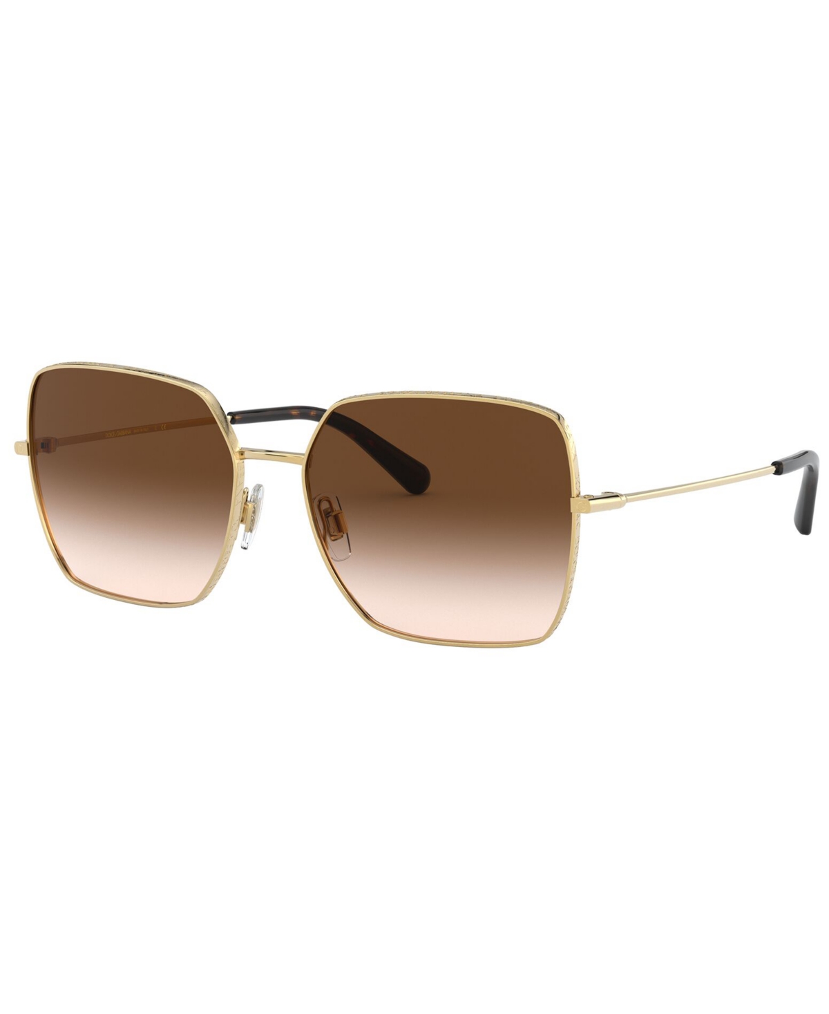 Dolce & Gabbana Women's Sunglasses, Dg2242 In Gold,brown Gradient