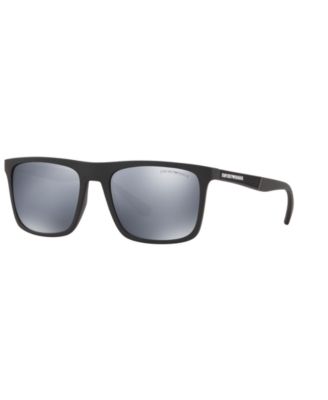 armani men's sunglasses black