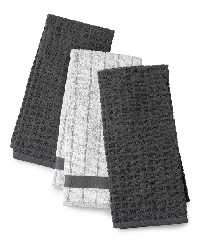 Goodful Charcoal Infused Kitchen Towels Set of 3 Macy s