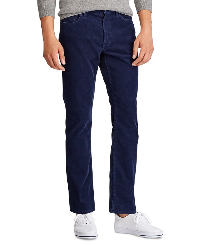 Polo Ralph Lauren Men's Big & Tall Stretch-Cord Five-Pocket Pants - Macy's