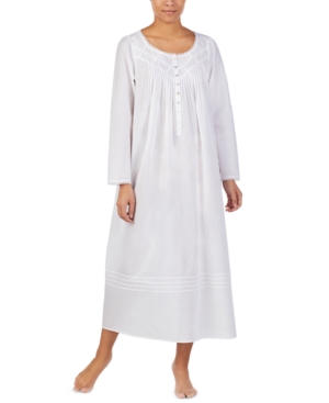 Shop Eileen West Cotton Pintuck Ballet Nightgown In White