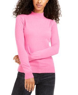 gold mock neck sweater