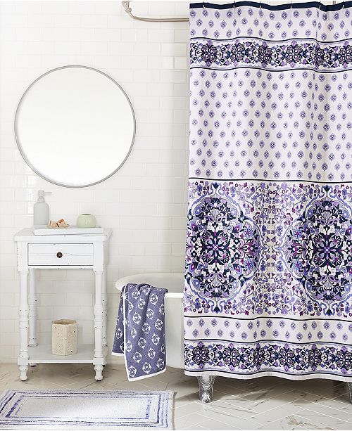 Vera Bradley Regal Rosette 72" x 72" Shower Curtain & Reviews Shower
