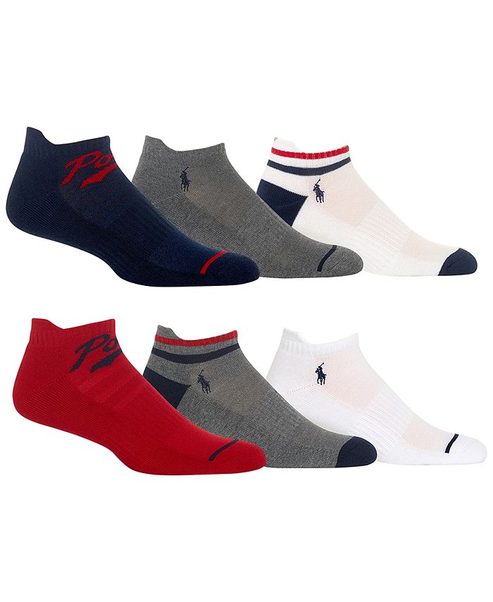 Polo Ralph Lauren Men's LowCut Polo Swoosh 6pk. Socks Macy's