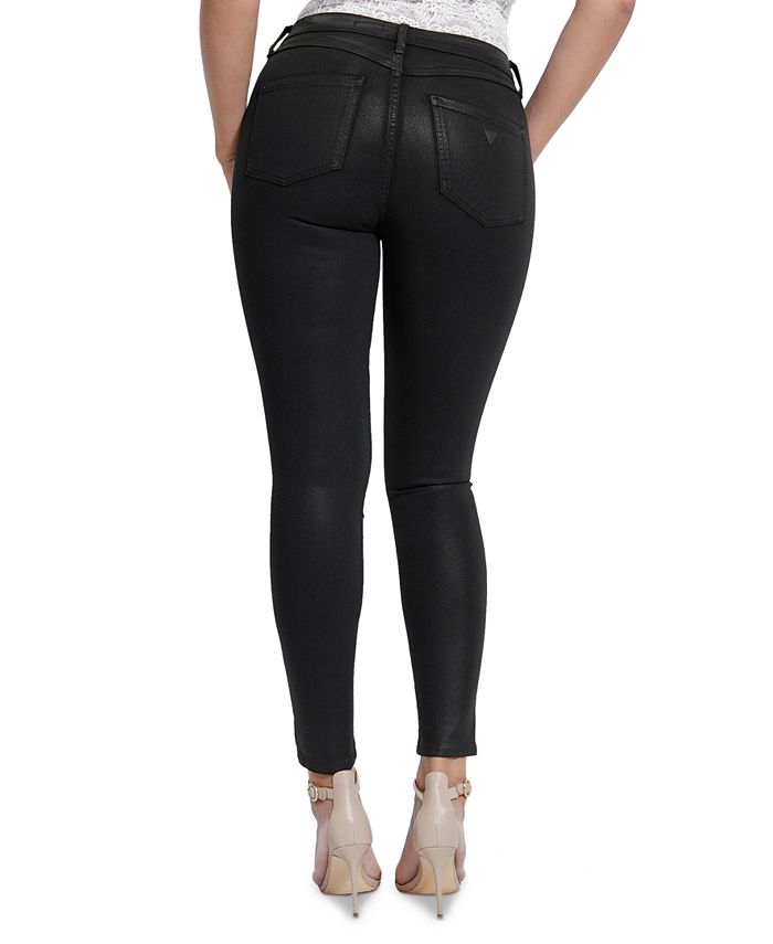 GUESS Coated Skinny Jeans - Macy's
