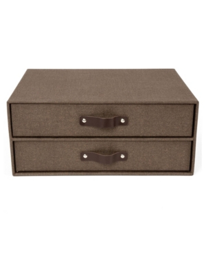 Bigso Box of Sweden Birger 2 Drawer File Box