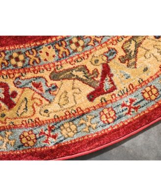 Bayshore Home Harik Har1 Red Area Rug Collection