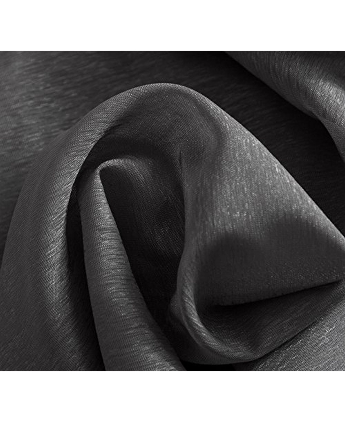 Hlc.me 2 Piece Semi Sheer Voile Window Curtain Drapes Grommet Panels for Bedroom