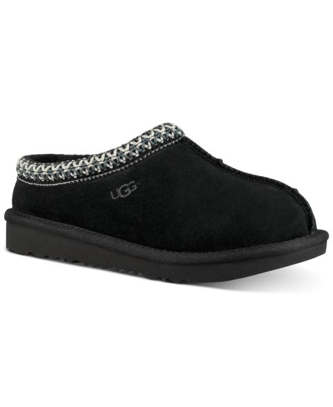 Детские сабо UGG® Tasman II Clog Round Toe Slippers, цвет: Чёрный