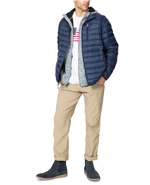 Hawke Co Outfitter Men S Packable Down Blend Puffer Jacket