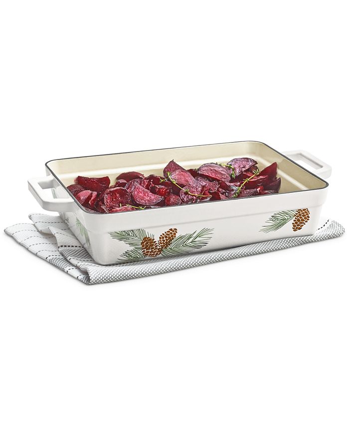 Martha Stewart Collection Enameled Cast Iron Lasagna Pan, Created for  Macy's - Macy's