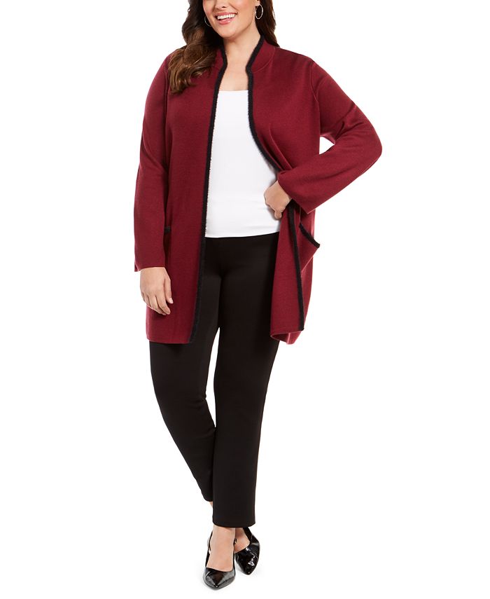 Alfani Plus Size Sweater Jacket Created for Macy s Macy s